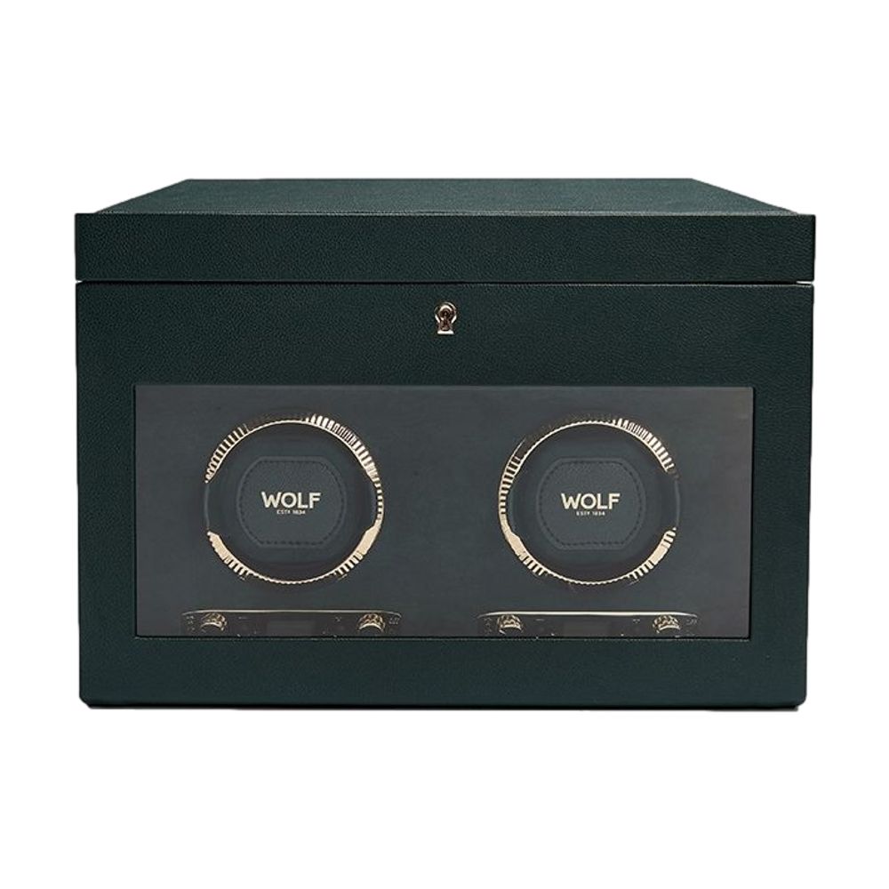 British Racing Double Watch Winder Green