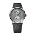 Le Regulateur Louis Erard x Massena LAB 42mm - Silver on Leather Strap