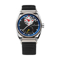Le Regulateur Louis Erard x Alain Silberstein US Limited Edition 40mm - Black on Fabric Strap