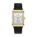 My Way Gold-Tone 29.5mm - Silver on Leather Strap