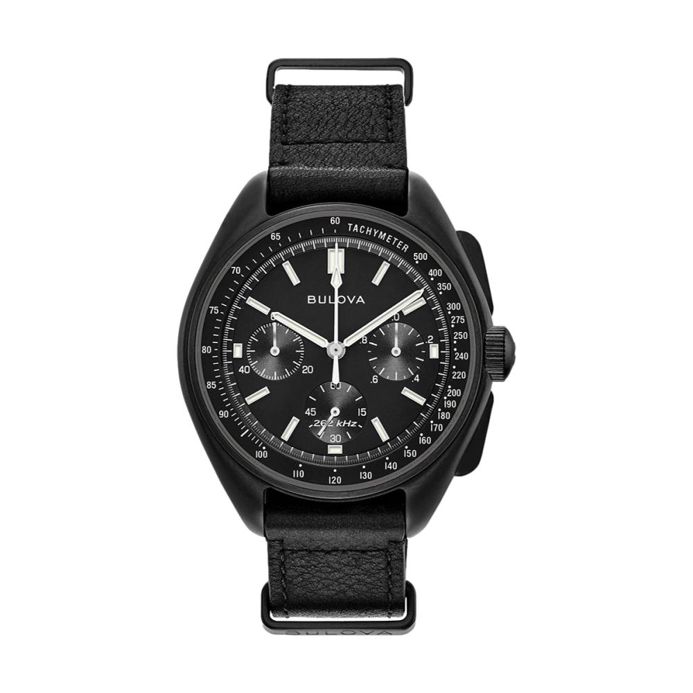 Lunar Pilot Black PVD Special Edition 45mm - Black on One-Piece Strap