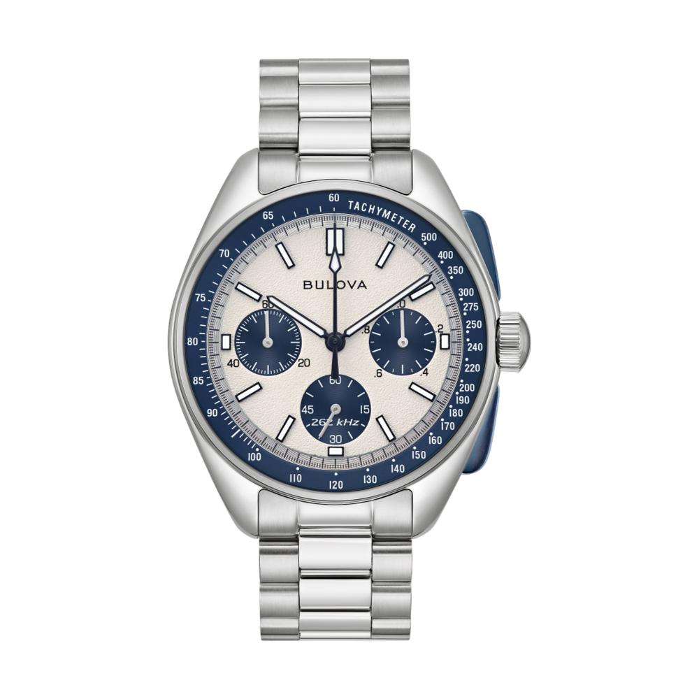 Lunar Pilot 43.5mm - Blue and Silver on Bracelet