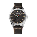 Startimer Pilot Automatic 41mm - Black on Leather Strap