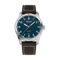 Startimer Pilot Automatic 41mm - Petroleum Blue on Leather Strap