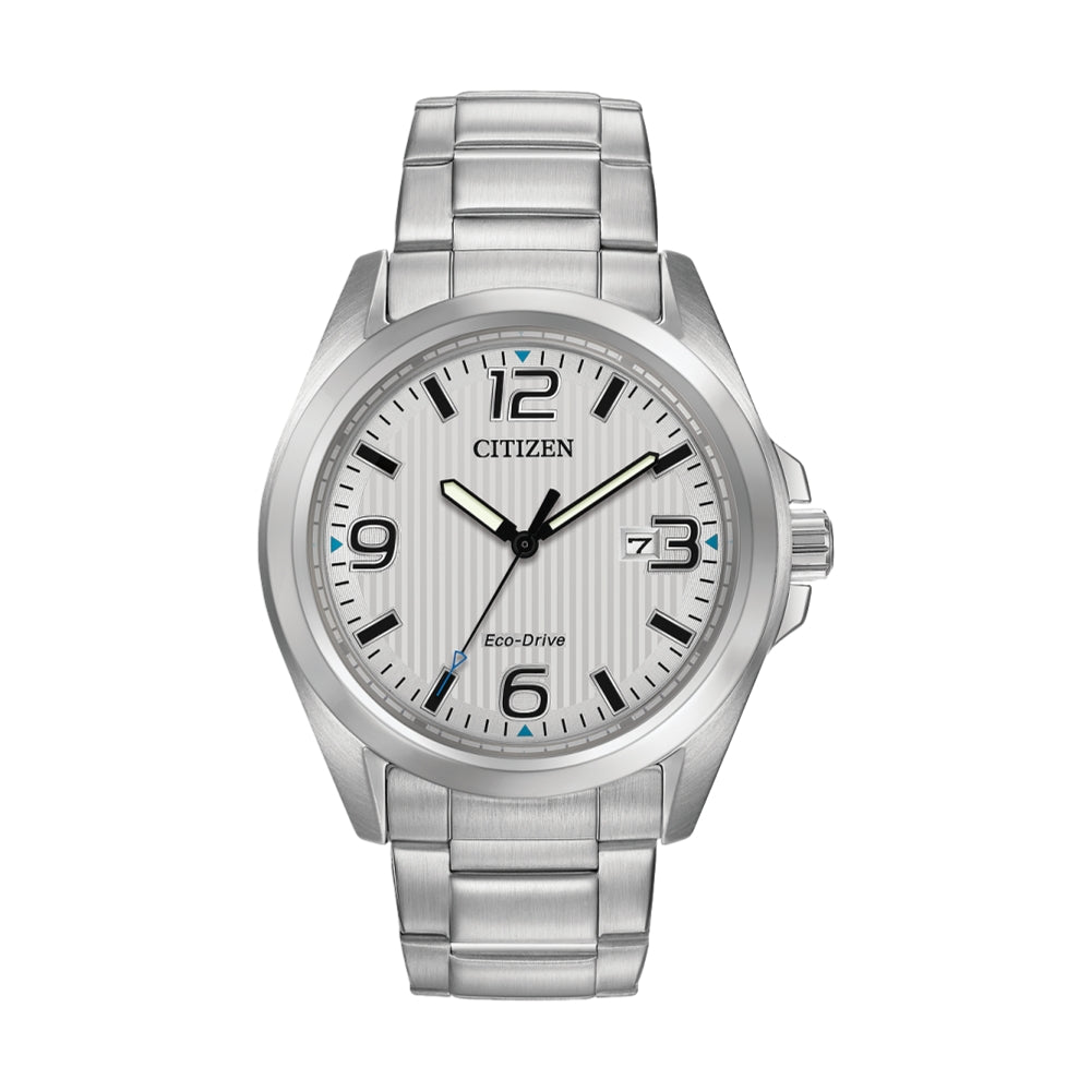 Garrison Eco-Drive 43mm - Silver on Bracelet