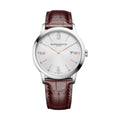 Classima 10415 Quartz 42mm - Silver on Leather Strap