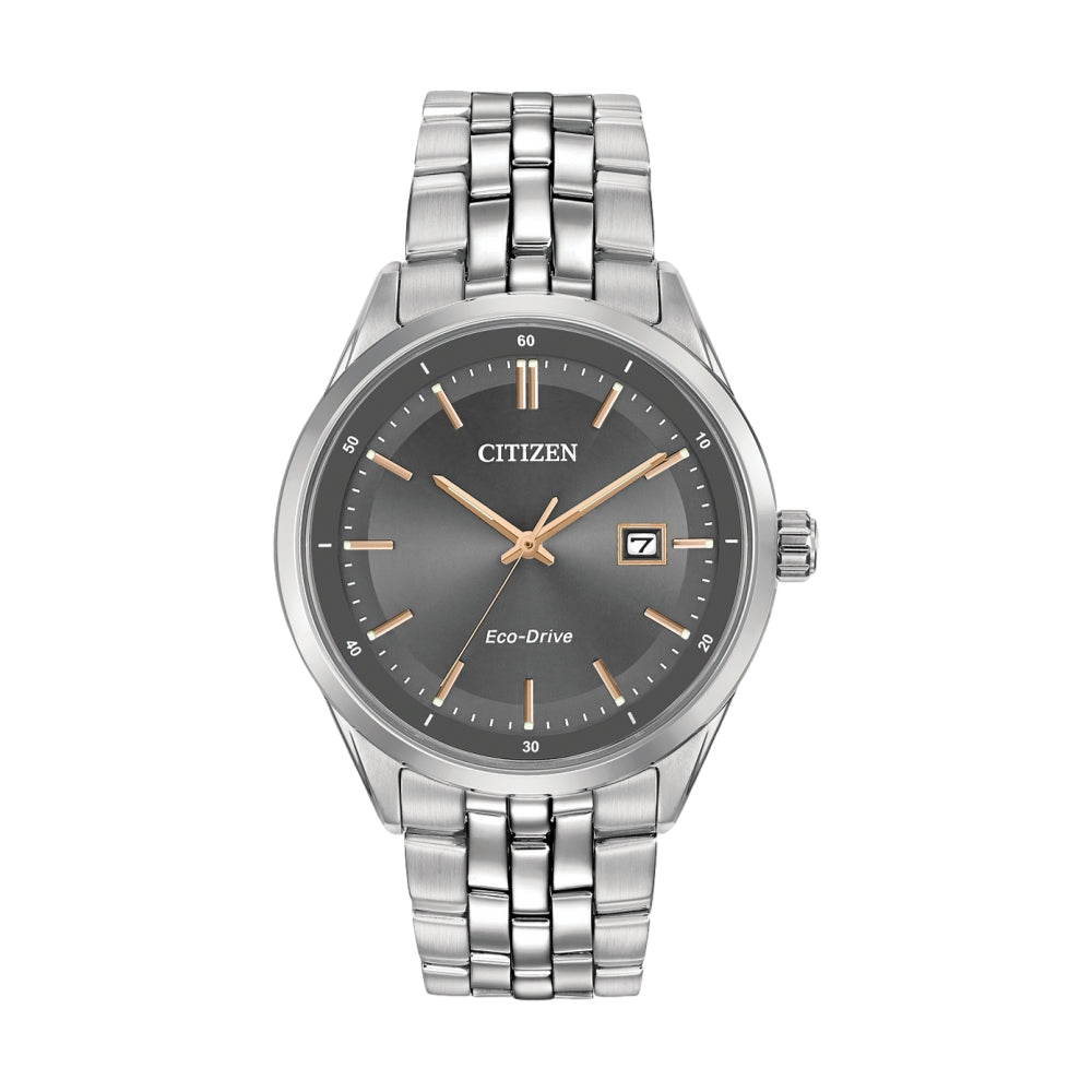 Addysen Eco-Drive 41mm - Grey on Bracelet