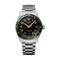 Spirit Zulu Time Green Bezel 42mm - Black on Bracelet