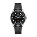 Ocean Star Captain 42.5mm - Black on Rubber Strap