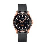 Ocean Star Captain Two-Tone 42.5mm - Black on Rubber Strap