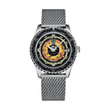 Ocean Star Decompression Worldtimer 40.5mm - Black on Rubber Strap w/ Additional Bracelet
