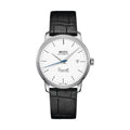 Baroncelli Heritage Gent 39mm - White on Leather Strap