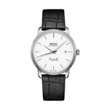 Baroncelli Heritage Gent 39mm - White on Leather Strap