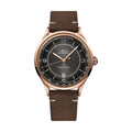 Multifort Patrimony Rose Gold PVD 40mm - Black on Leather Strap