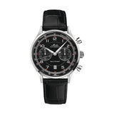 Multifort Patrimony Chronograph 42mm - Black on Leather Strap