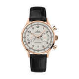 Multifort Patrimony Chronograph Rose Gold PVD 42mm - Ivory on Leather Strap