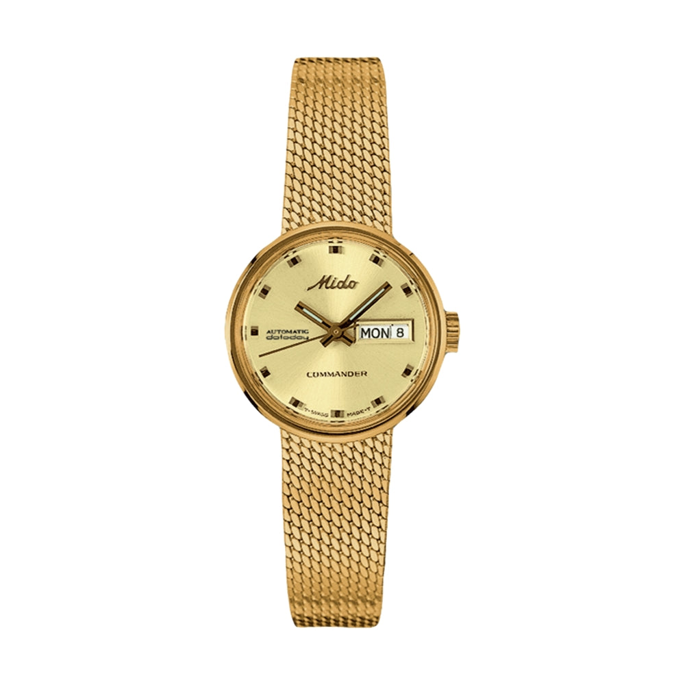 Commander 1959 Yellow Gold PVD 23.5mm - Champagne Yellow Gold on Bracelet