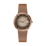 Commander Shade Rose Gold PVD 37mm - Silver on Bracelet