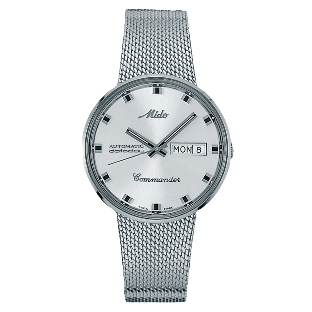 Commander 1959 37mm - Silver on Bracelet