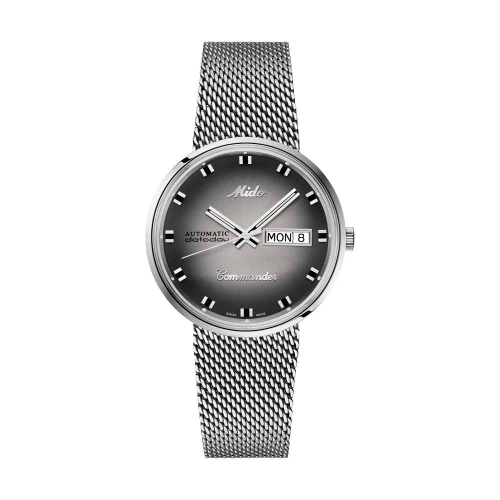 Commander Shade 37mm - Silver on Bracelet