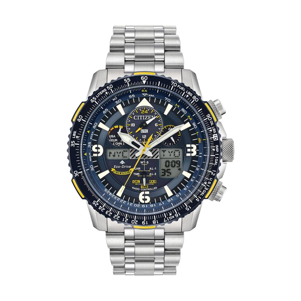 Promaster Skyhawk A-T Blue Angels 45mm - Black on Bracelet