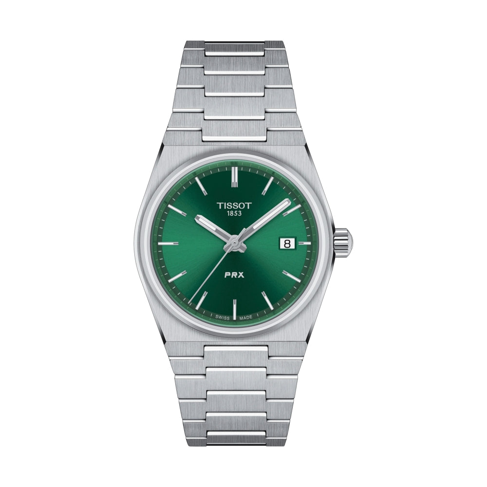 PRX Quartz 35mm - Green on Bracelet