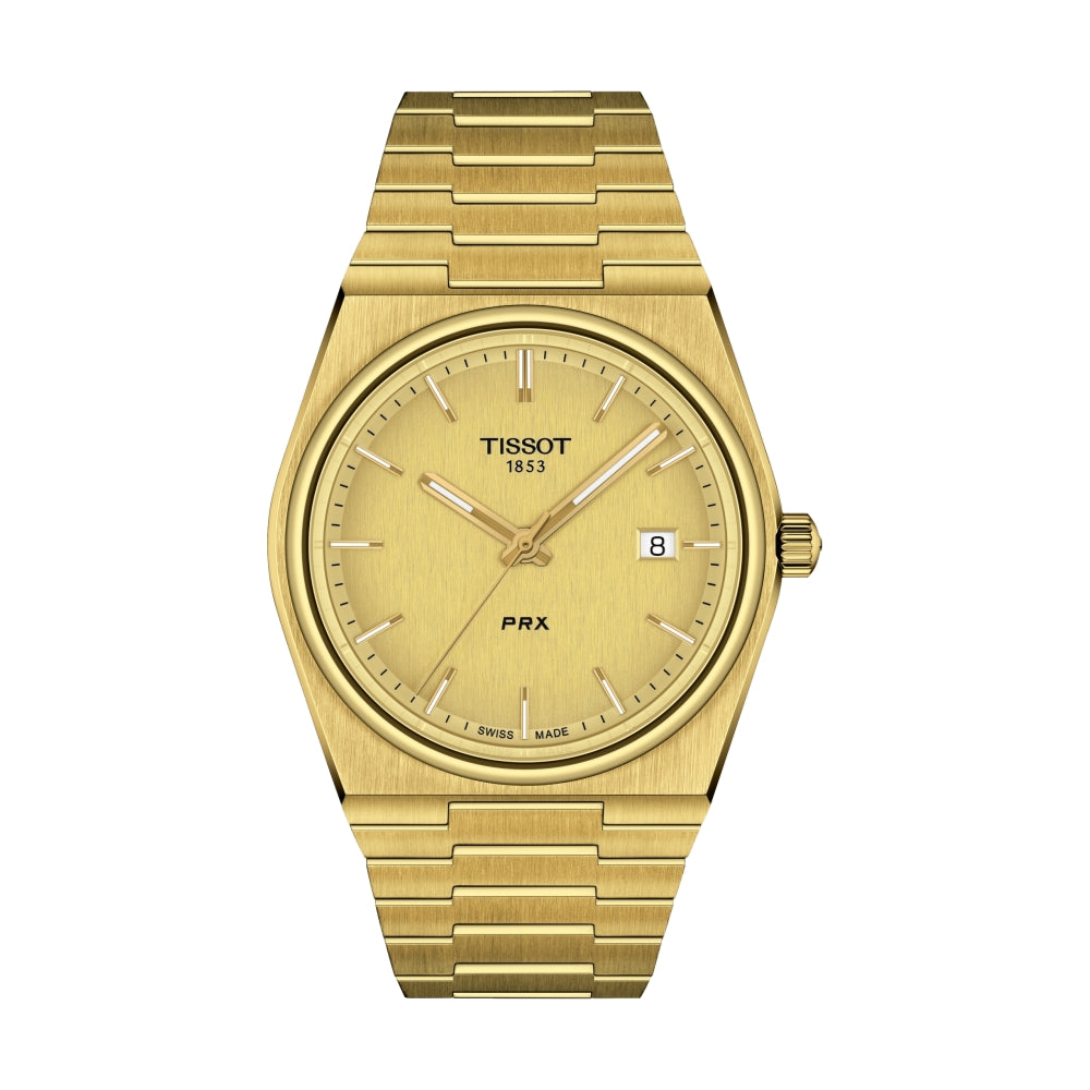 PRX Quartz 40mm - Gold-Tone on Bracelet