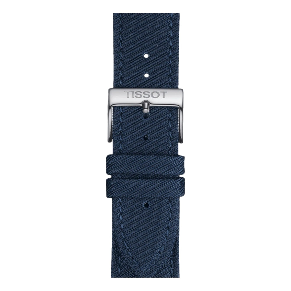 Tissot Official Blue Textile Strap 22mm