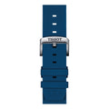 Tissot Official Blue Silicone Strap 22mm