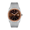 PRX Powermatic 80 Steel & 18K Gold 40mm - Brown-Black on Bracelet