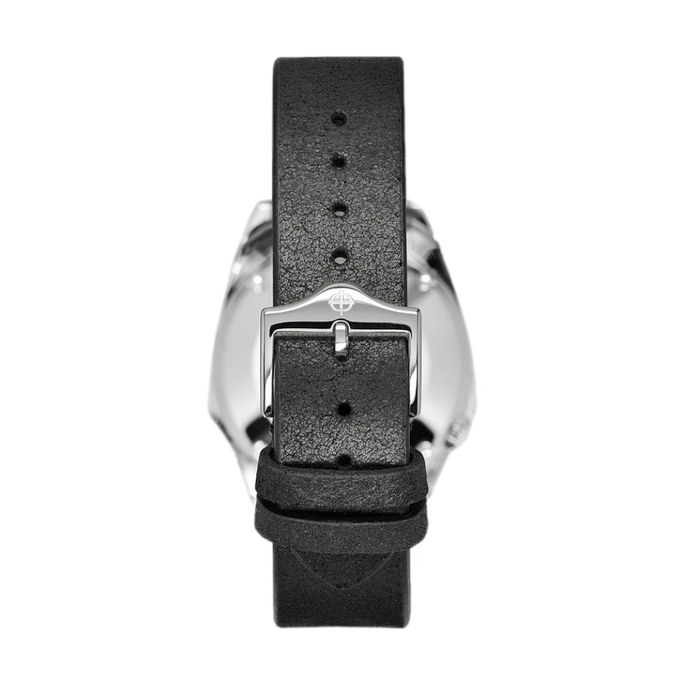 Olympos Automatic Black Leather Strap