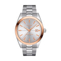 Gentleman Powermatic 80 Silicium Solid 18K Gold bezel 40mm - Silver on Bracelet