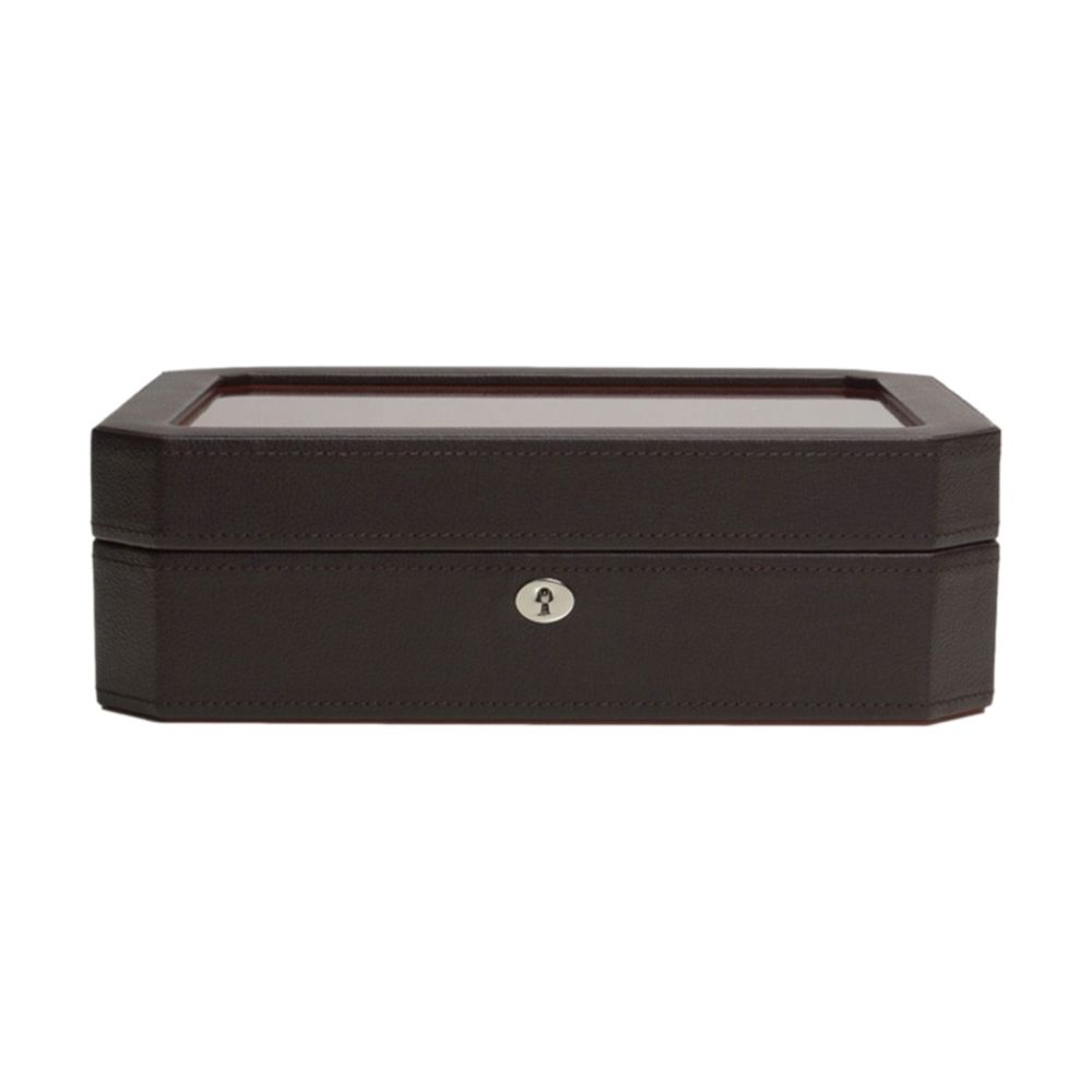 Windsor 10 Piece Watch Box Brown/Orange