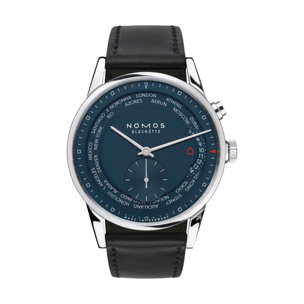 Zürich World Time 40mm - Midnight Blue on Strap