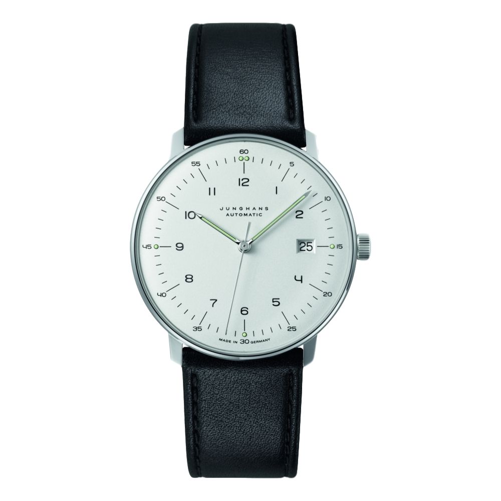 Max Bill Automatic with Numerals Sapphire Crystal