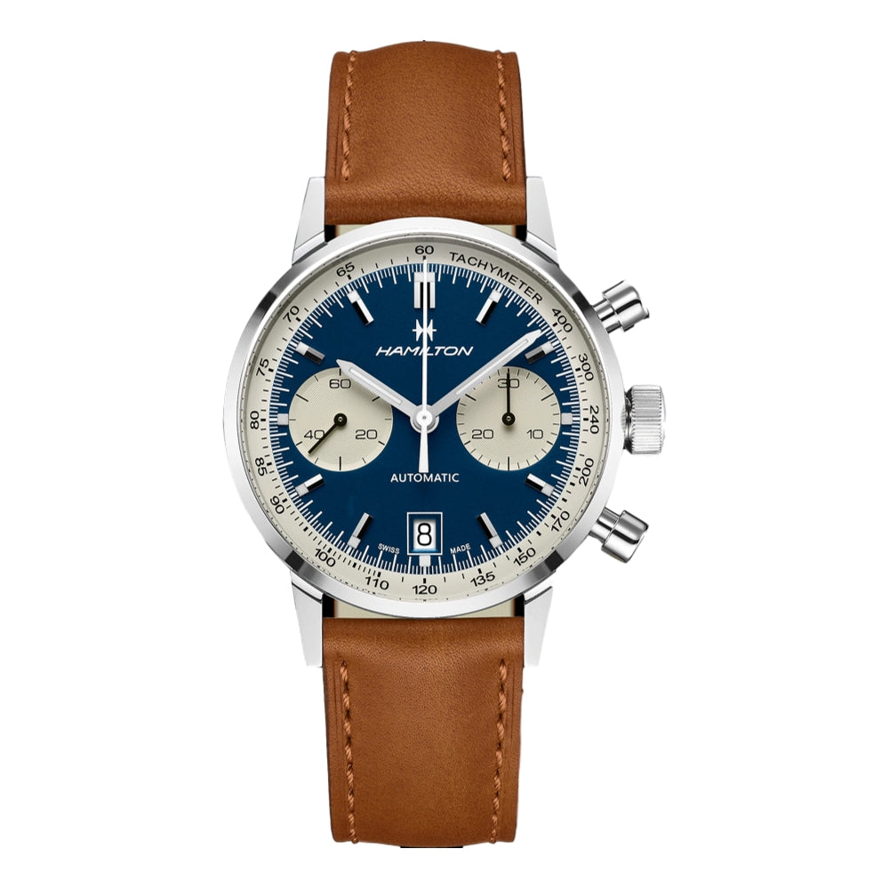 American Classic Intra-Matic Auto Chrono Blue Dial