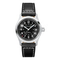 Khaki Field Auto 38mm - Black on Leather Strap