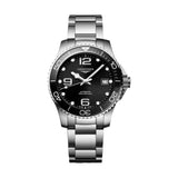 HydroConquest 39mm - Black on Bracelet