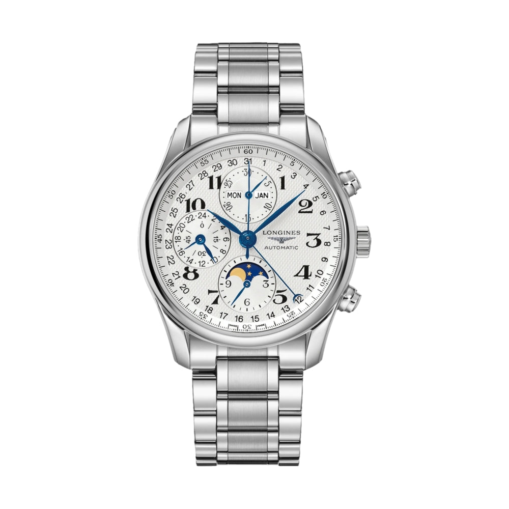 Master Chronograph Moonphase 40mm - Silver on Bracelet